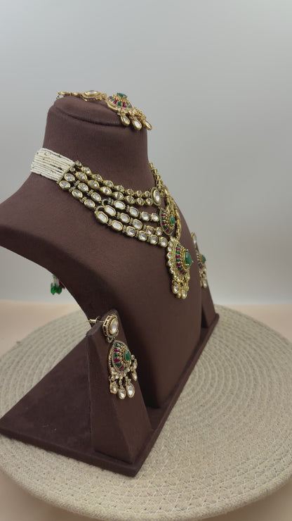 Reva Victorian Layered Necklace Set