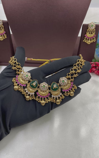 Ishani Heritage Necklace Set