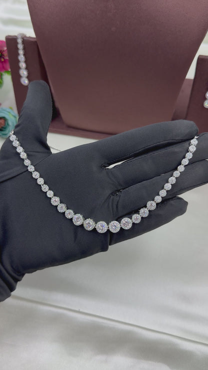 Mahi American Diamond Delicate Necklace