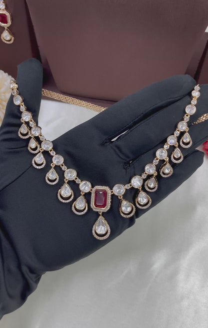 Tarabai Premium Moissanite Necklace