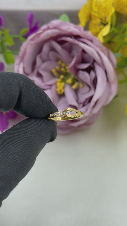 Cecily Anti-Tarnish Stainless Steel Ring