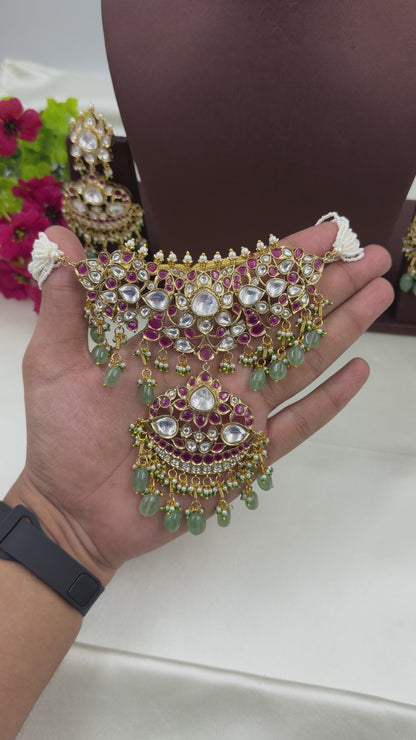 Madhuri Premium Traditional Choker Necklace Set