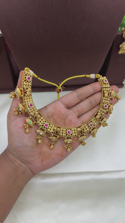 Chaitra Heritage Chorski Necklace Set