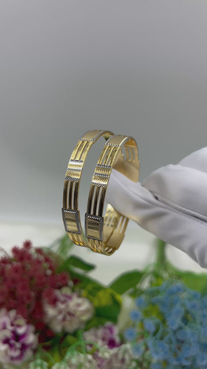 Uma Premium Two-tone Bangles