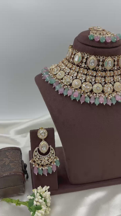 Heena Multicolor Bridal Necklace set