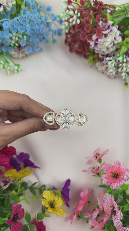 Siya Moissanite Ring (Adjustable)
