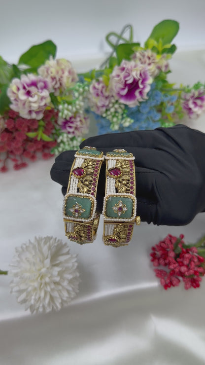 Nitya Heritage Premium Bangles (Openable)