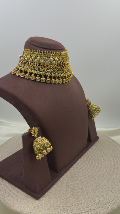 Latika Traditional Choker Necklace Set