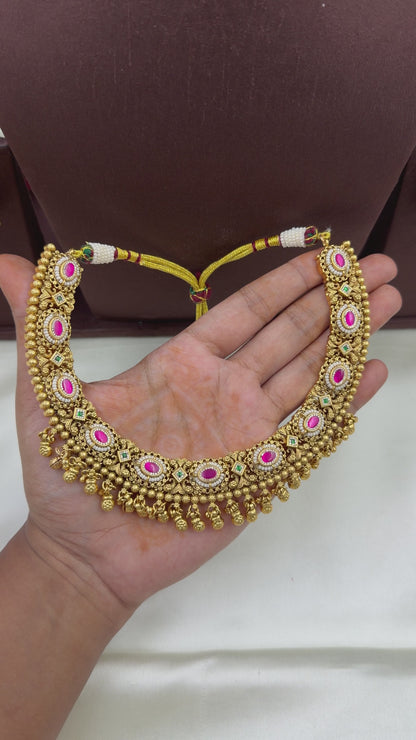 Pushpa Heritage Chorski Necklace Set