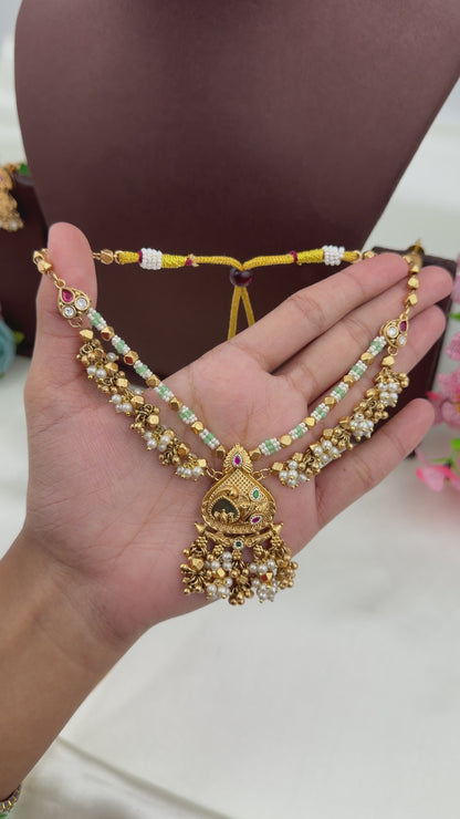 Pooja Premium Chorski Necklace Set