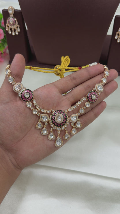 Sayli Moissanite Necklace Set