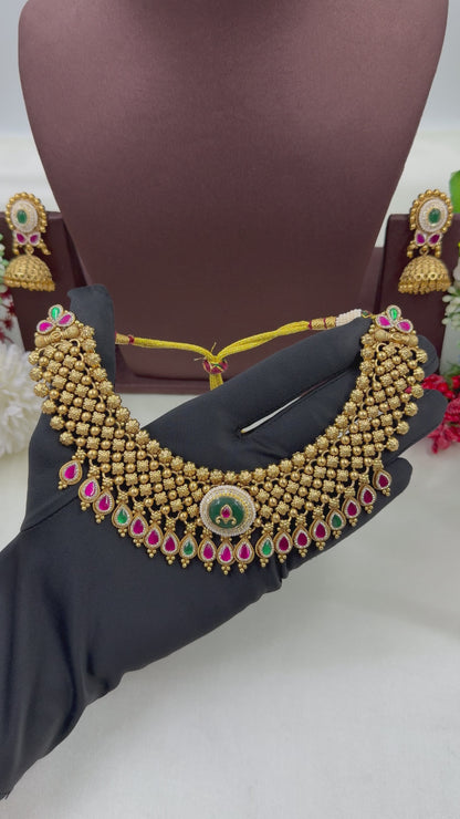 Aishani Heritage Necklace Set