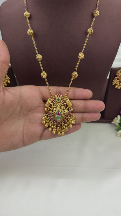 Vanya Chorski Delicate Semi Long Necklace Set