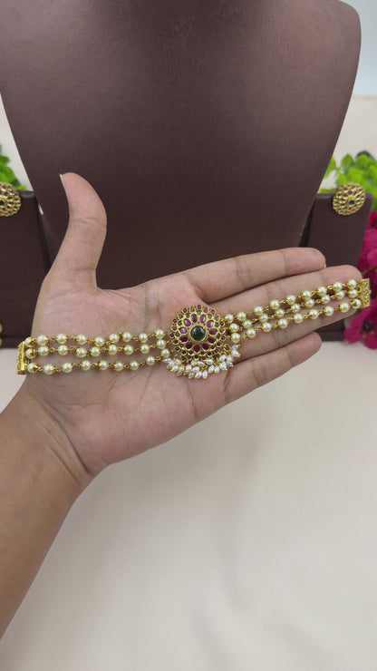Shweta Traditional Delicate Choker Necklace Set