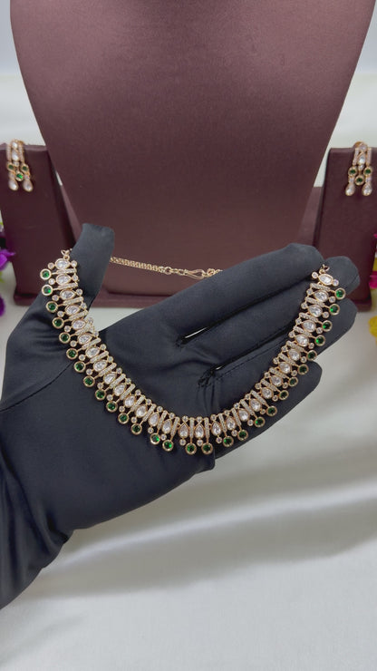 Rashmi Moissanite Delicate Necklace