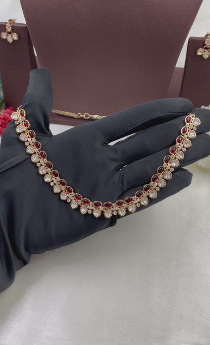 Mayuri Moissanite Delicate Necklace