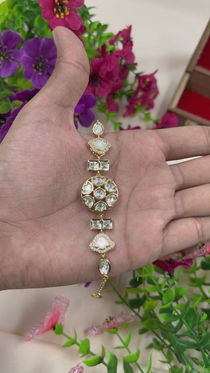 Riddhi Moissanite Bracelet (Adjustable)
