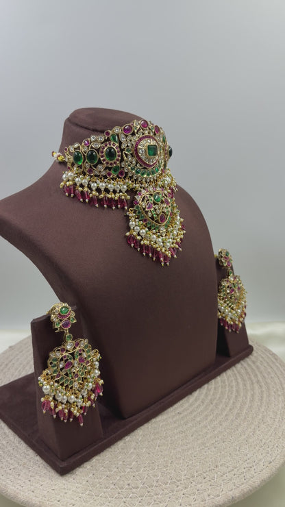 Sayali Polki Kundan Necklace Set