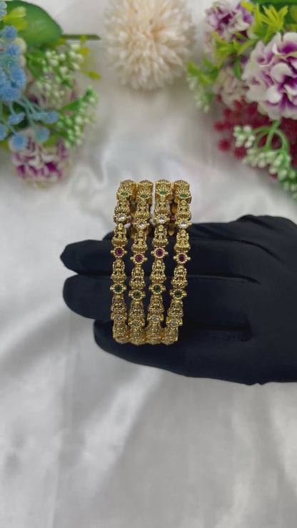 Avni Temple Premium Bangles
