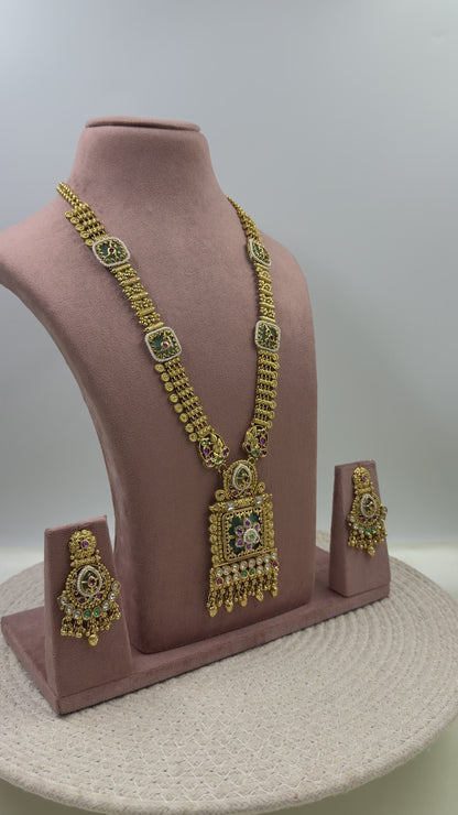 Devika Heritage Long Necklace Set