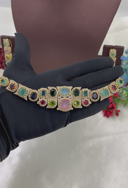 Satrangi Ad Multi Choker