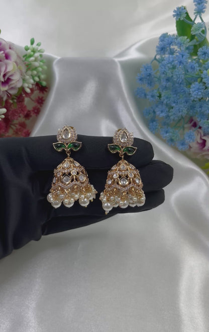 Nitya Moissanite Premium Jumka