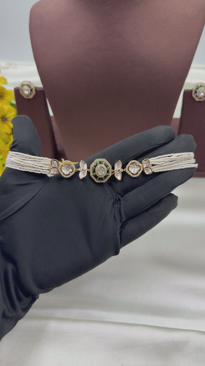 Mukti Moissanite Choker Necklace
