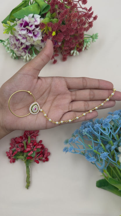 Manvi Traditional Indian Nose Ring