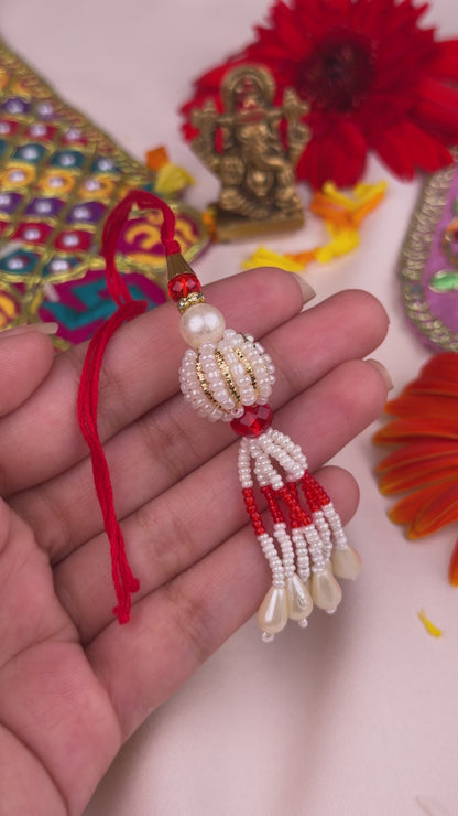 Pearl Elegance Lumba Rakhi