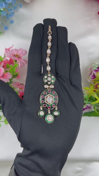 Mandira Moissanite Mang Tika