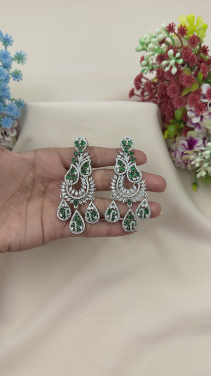 Olive American Diamond Earring