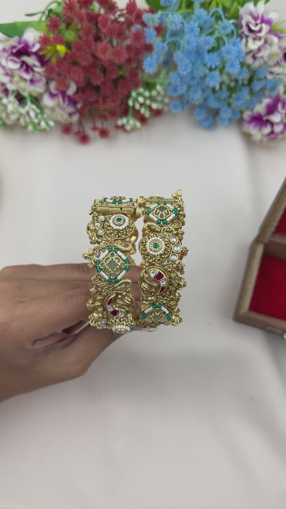 Kritika Heritage Chorski Bangles (Openable)
