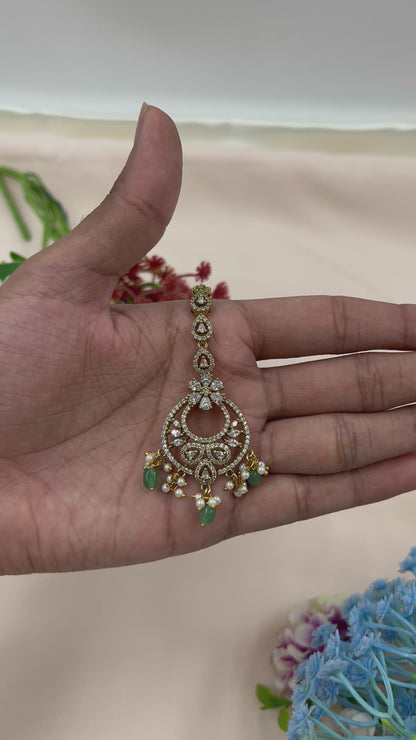 Drishti Premium Victorian Mang Tika