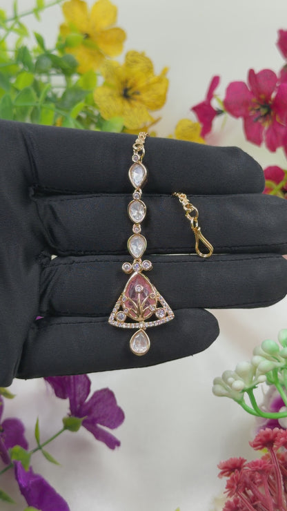 Vandana Moissanite Mang Tika