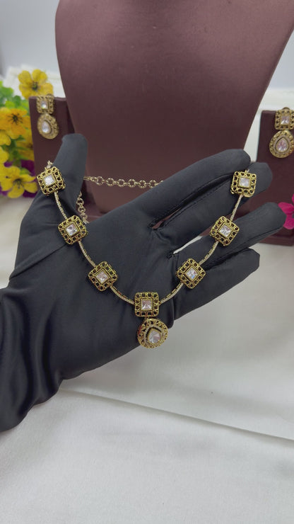 Harshada Victorian Premium Necklace