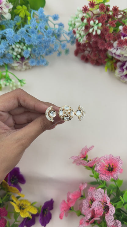 Vaani Moissanite Ring (Adjustable)