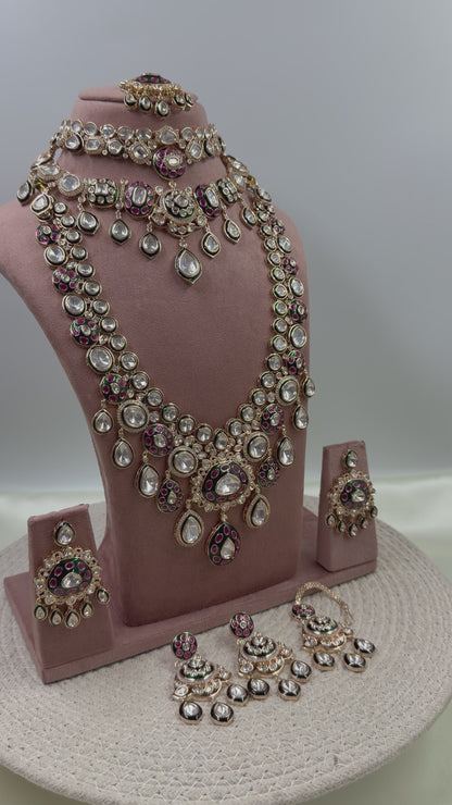 Suchita Moissanite Premium Semi Bridal Set