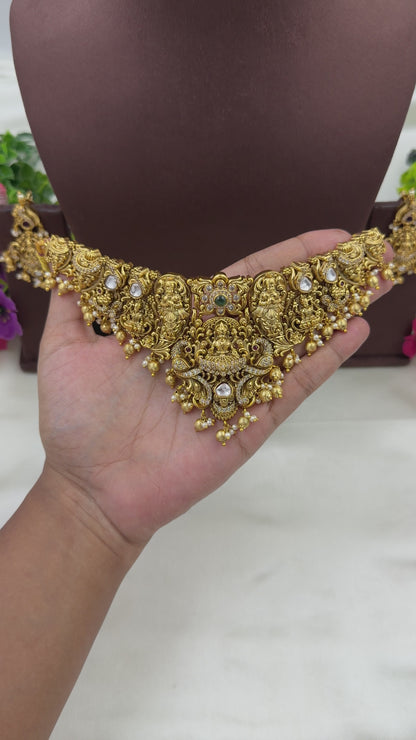 Yogita South Temple Choker Necklace Set