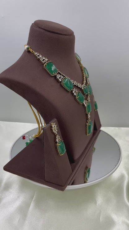 Anamika Doul Layer Victorian Premium Kundan Necklace