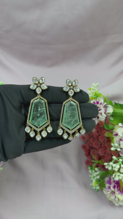 Zoe Victorian Moissanite Earring