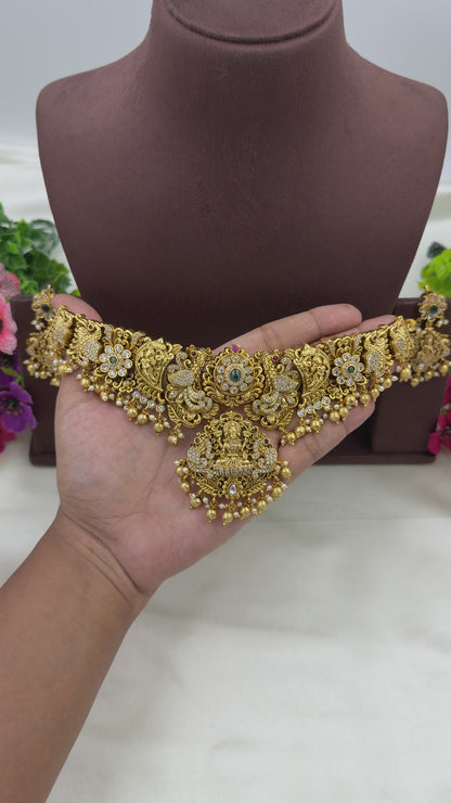 Vamika South Temple Choker Necklace Set