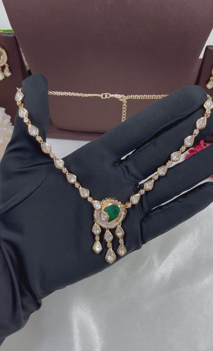 Rudrani Premium Moissanite Necklace
