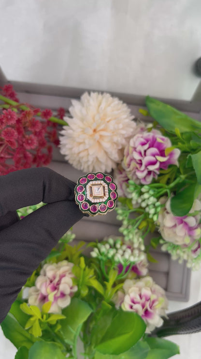 Luxe Bauble Moissanite Ring