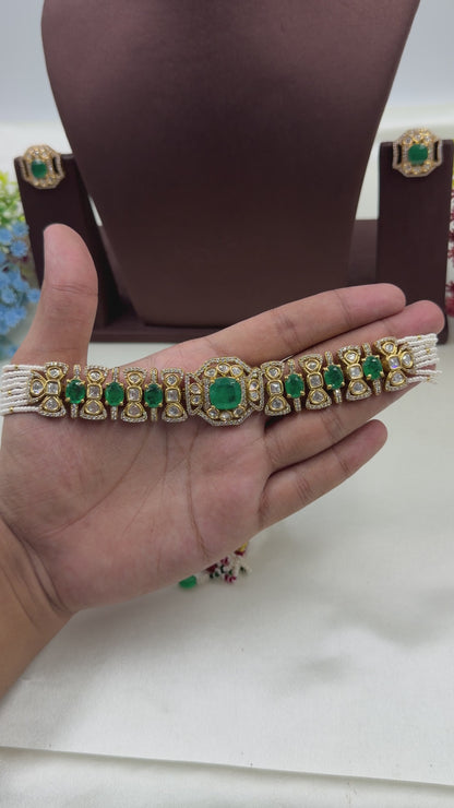Trupti Premium Victorian Choker Set