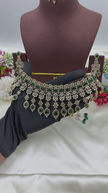 Daksha Premium Victorian Choker NecklaceSet