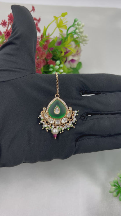 Namrata Moissanite Mang Tika