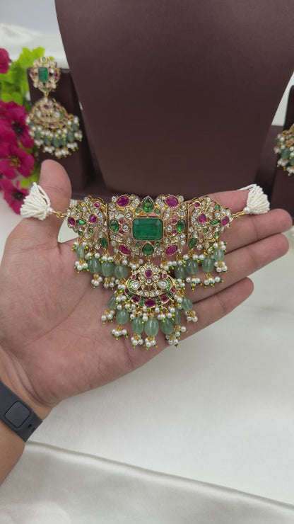 Diya Premium Traditional Choker Set