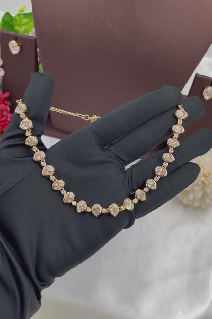 Aarvi Moissanite Necklace