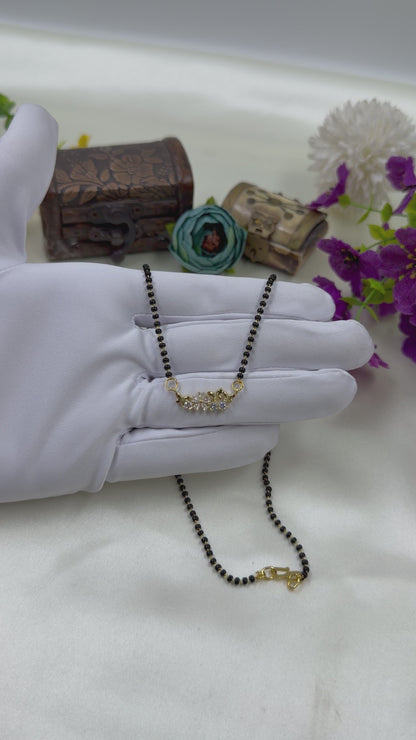 Butterfly Floral Gold Mangalsutra