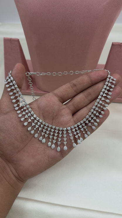 Ziana American Diamond Necklace Set